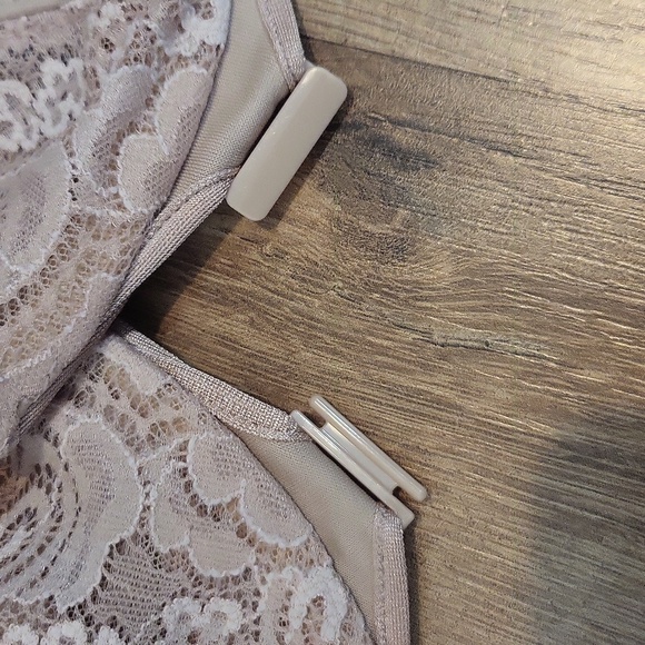 GLAMORISE Tan Wonderwire Front Closure Underwire Bra 1245 Cappuccino- 38F - Picture 8 of 12